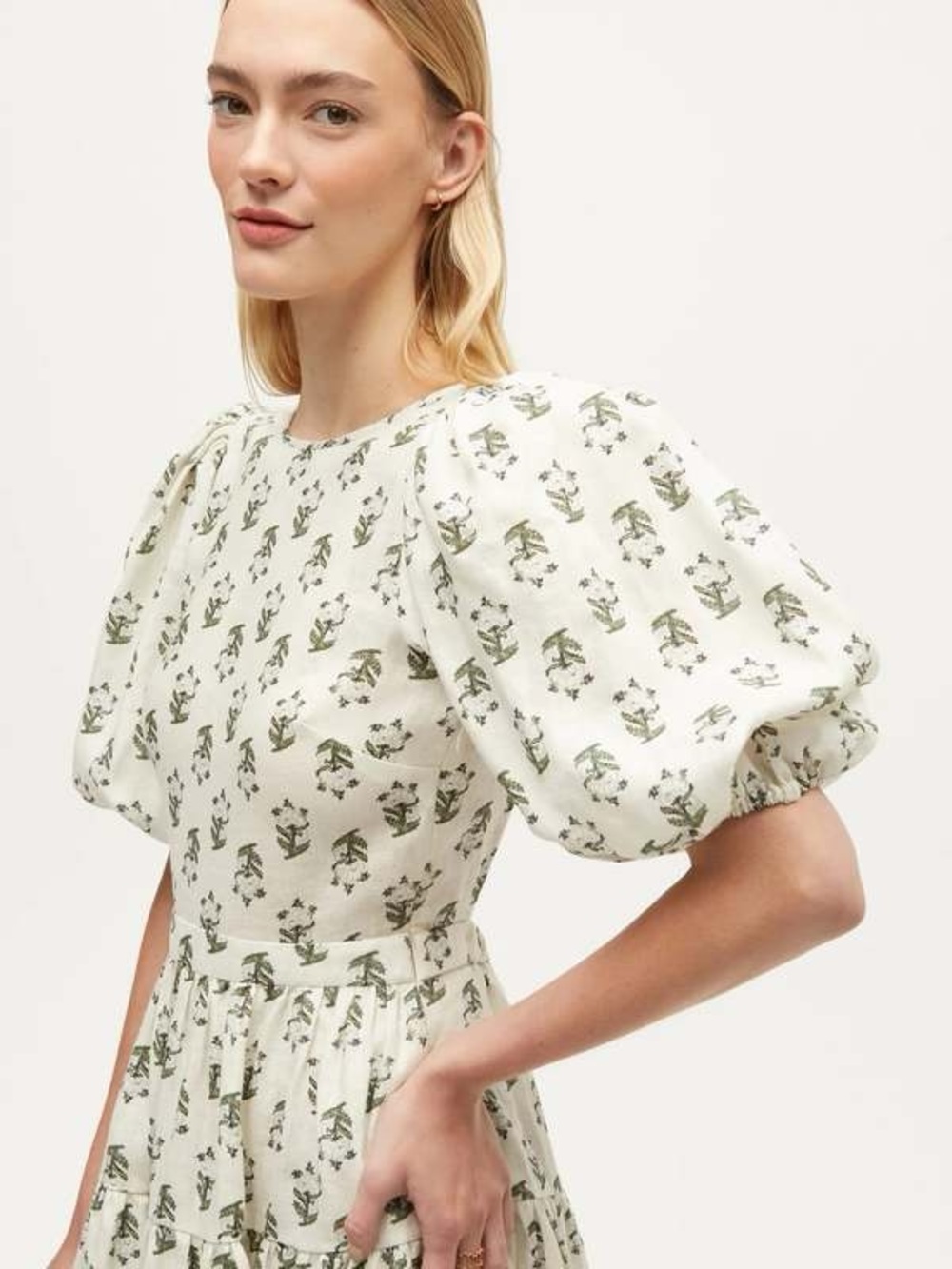 RHODE Maryam Dress - Marygold Flower Taupe - Picture 2 of 6